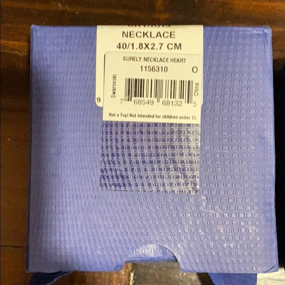 Swarovski Necklace Heart Shaped BEAUTIFUL! - Picture 3 of 4